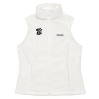 Embroidered Classic Rottie Women’s Columbia Fleece Vest