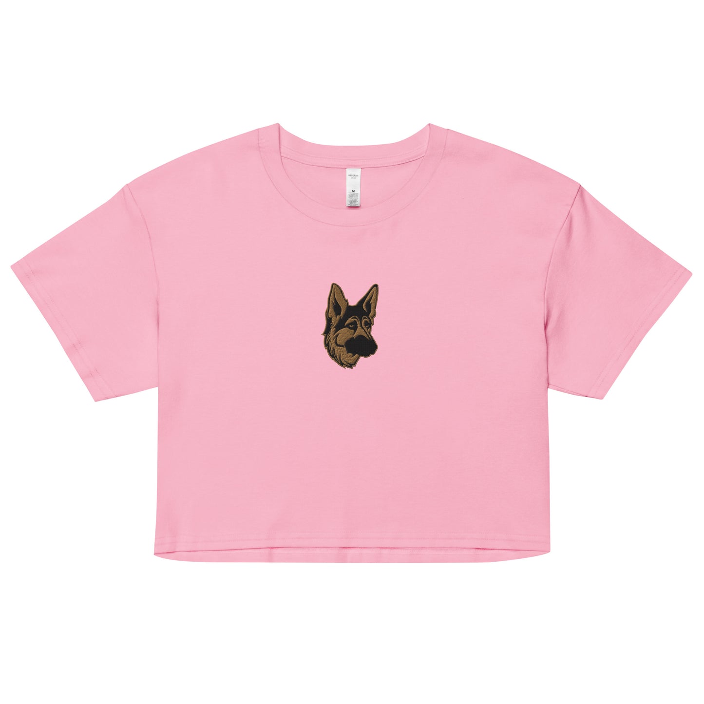 Embroidered Shepherd Girl Women’s Crop Top