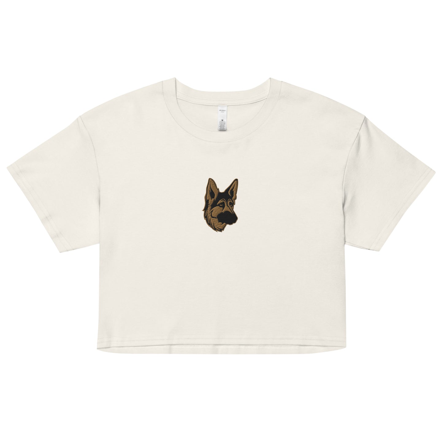 Embroidered Shepherd Girl Women’s Crop Top