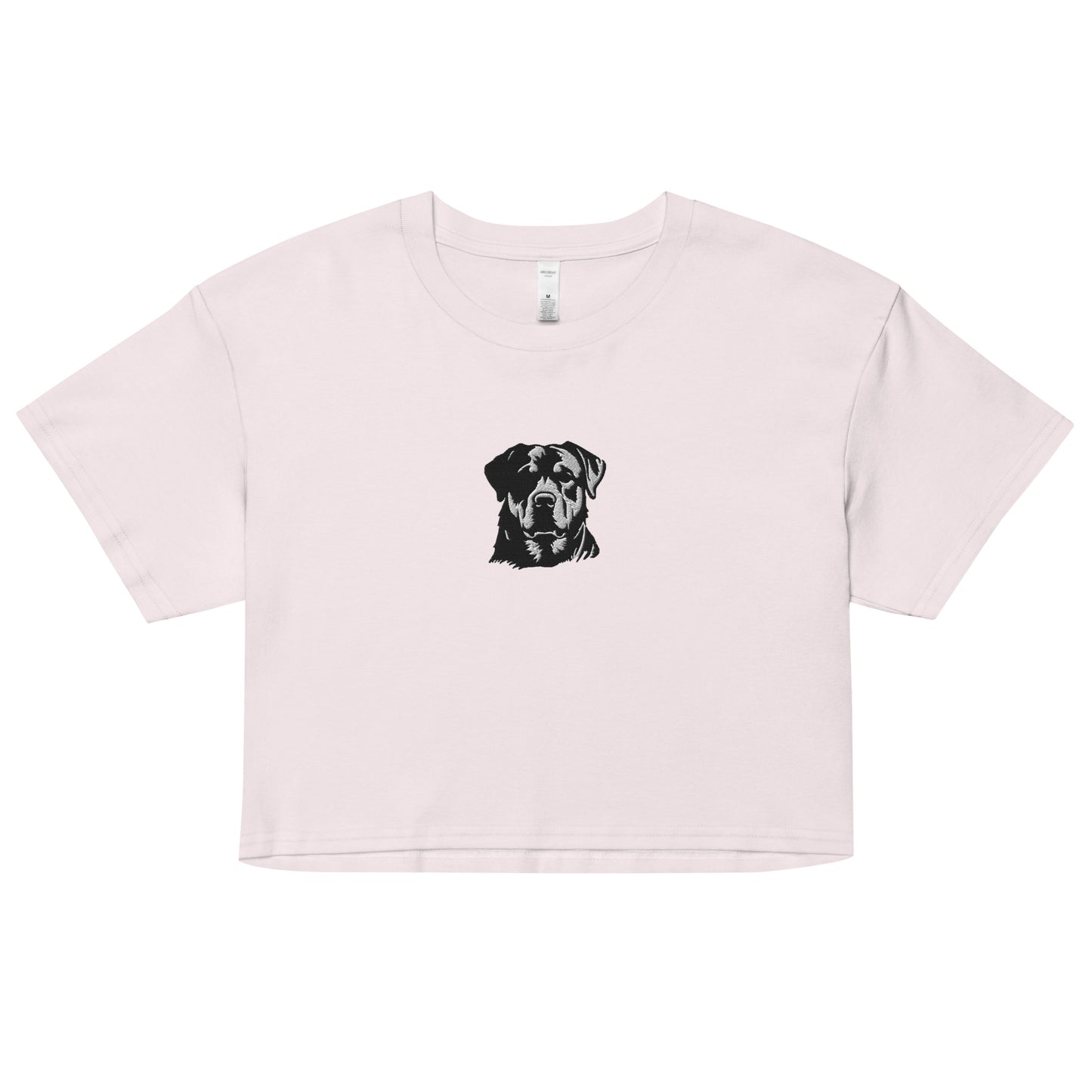 Embroidered Classic Rottie Women’s Crop Top