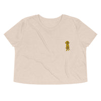 Doodle Boy Classic Embroidered Crop Tee