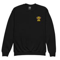 Embroidered Silly Lab Youth Crewneck Sweatshirt