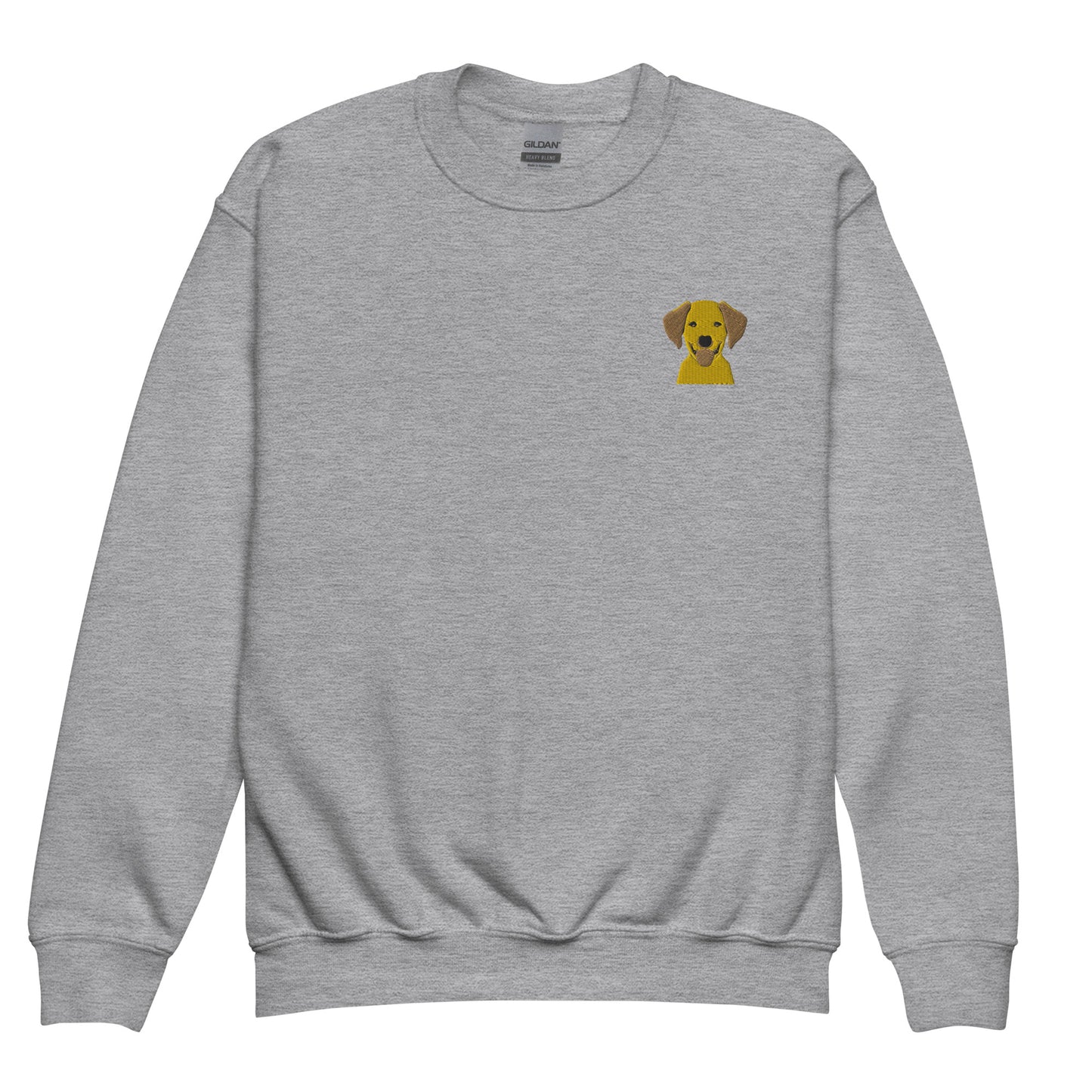 Embroidered Silly Lab Youth Crewneck Sweatshirt