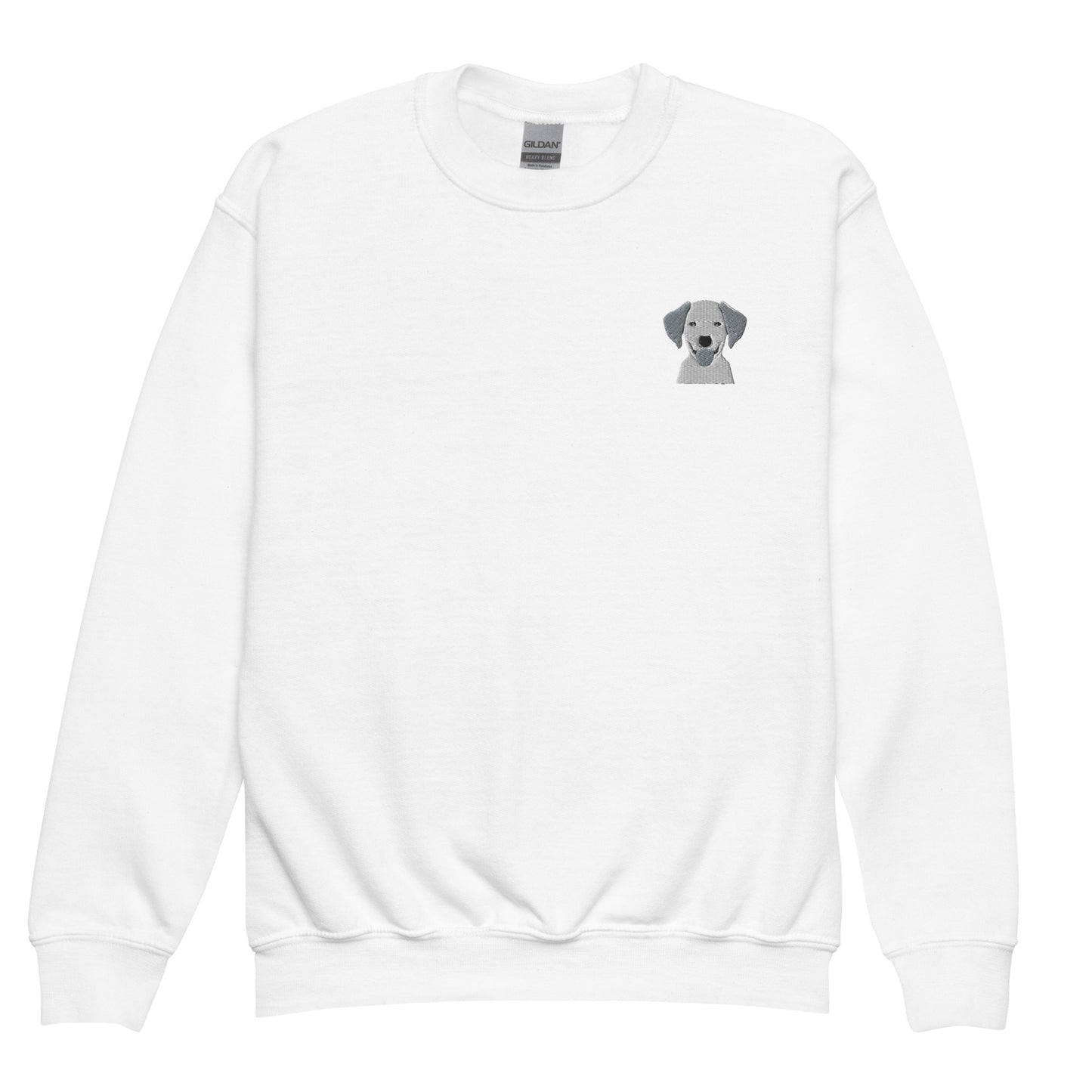 Embroidered Classic Silly Lab Youth Crewneck Sweatshirt