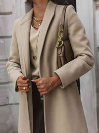 Longline Coat with Pockets