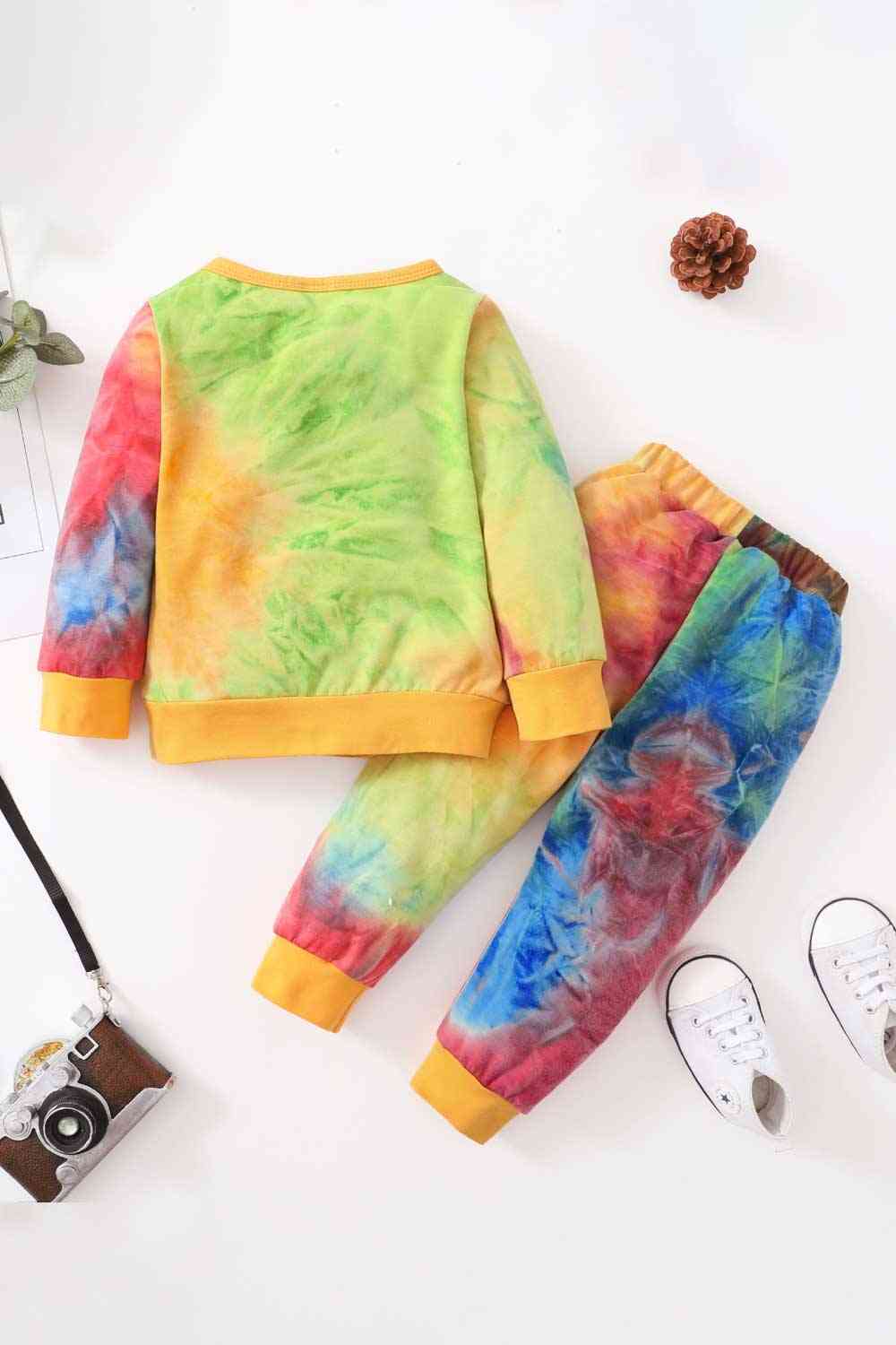 Kids Tie-Dye Top and Joggers Set