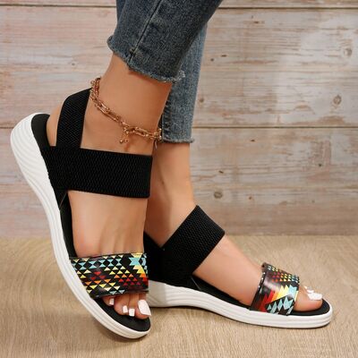 Open Toe Low Heel Sandals