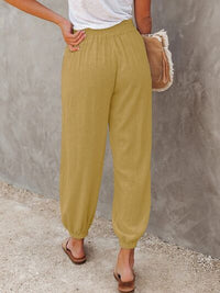 High Waisted Cropped Pants