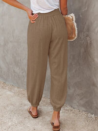 High Waisted Cropped Pants