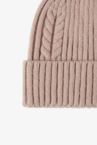 Cable-Knit Cuff Beanie