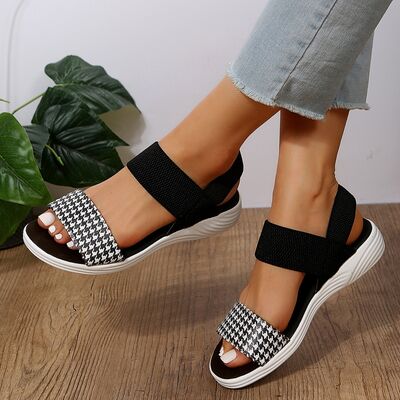 Open Toe Low Heel Sandals