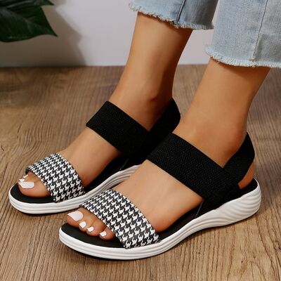 Open Toe Low Heel Sandals