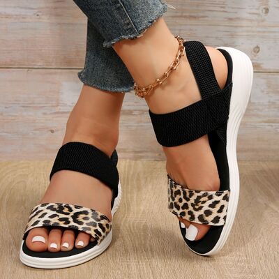 Open Toe Low Heel Sandals