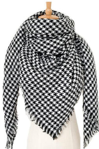 Plaid Cashmere Scarf