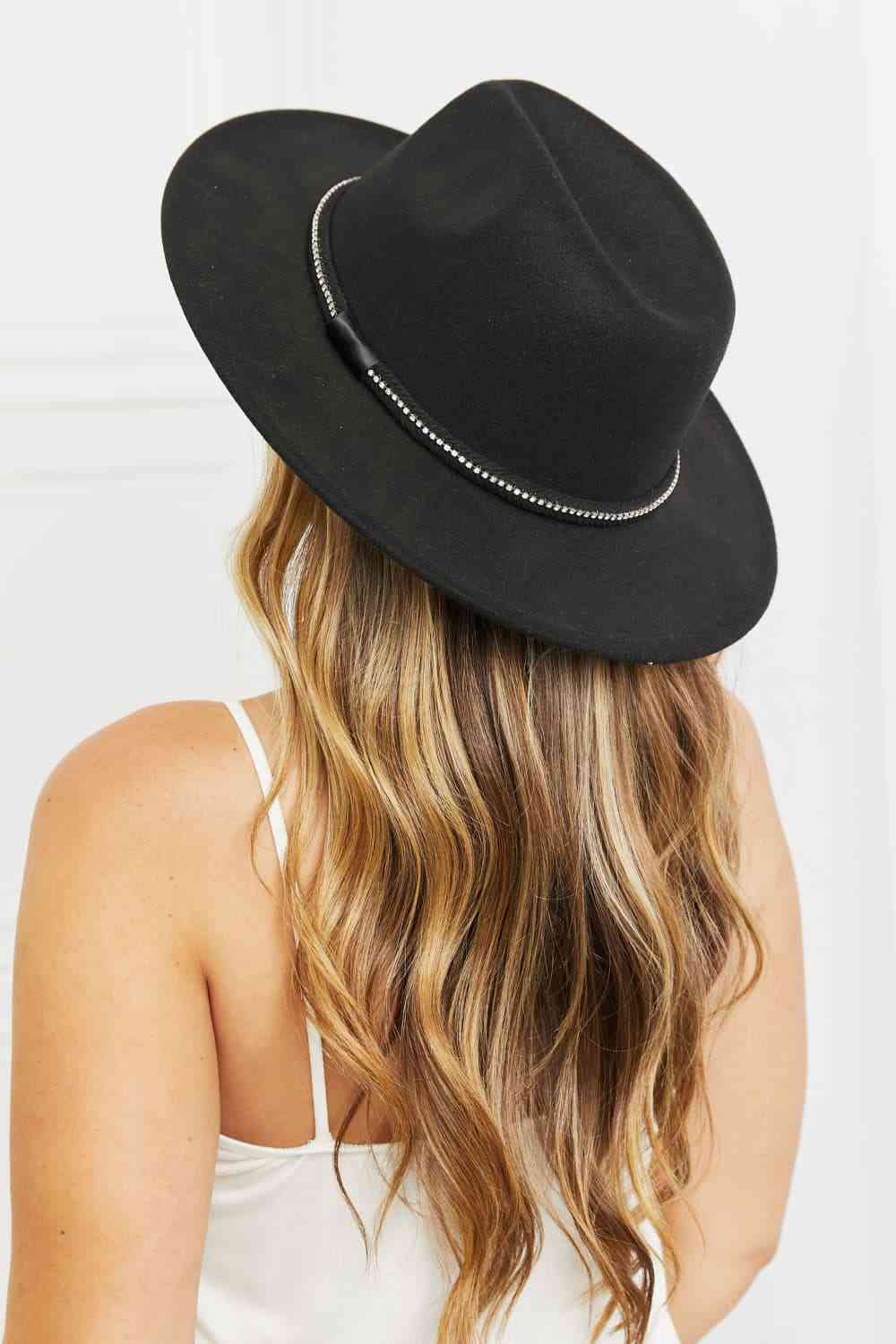 Black Fedora Hat