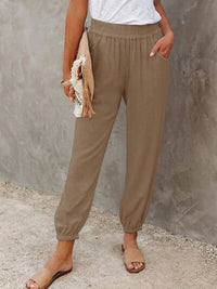 High Waisted Cropped Pants