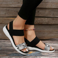 Open Toe Low Heel Sandals