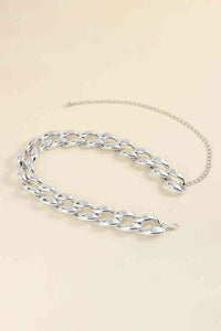 1.2" Acrylic Curb Chain Belt