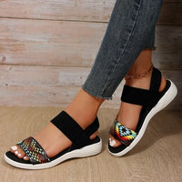 Open Toe Low Heel Sandals