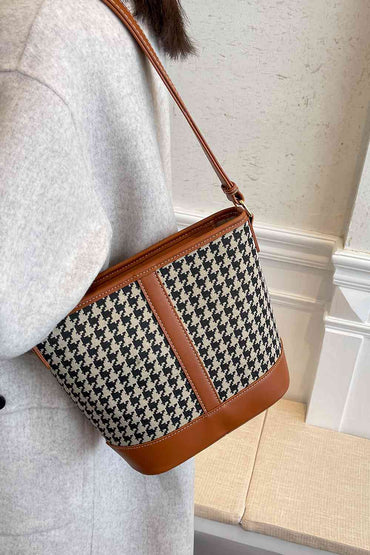 Houndstooth Shoulder Bag