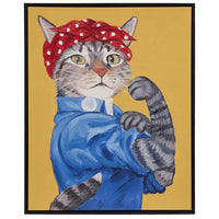 Rosie the Feline Framed Wall Art