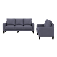 Modern Loveseat and Sofa Set