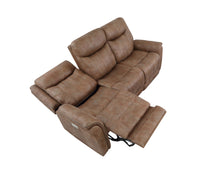 Power Sofa Recliner with Built-In USB Charging Port