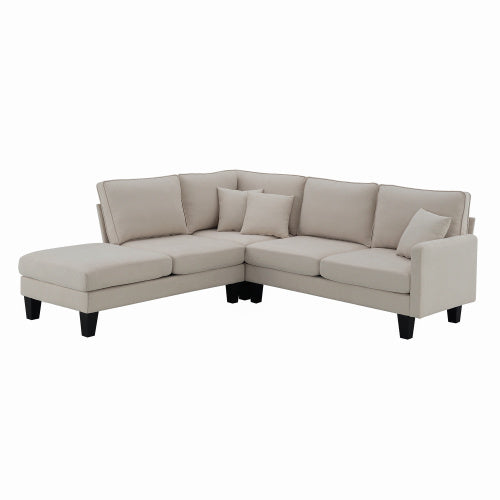 90" Modern Sectional Sofa with Chaise Lounge