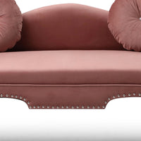 Velvet Upholstered Loveseat