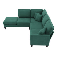 90" Modern Sectional Sofa with Chaise Lounge