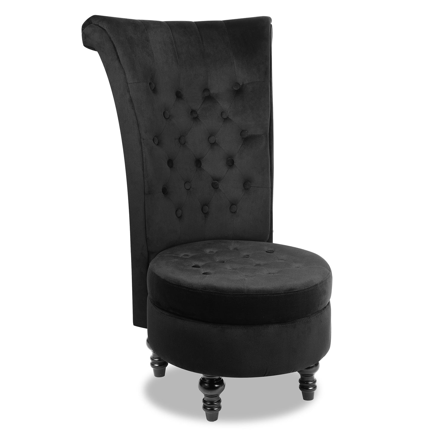 Velvet High Back Chair