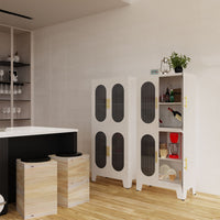 Metal Storage Cabinet with 3 Adjustable Shelves