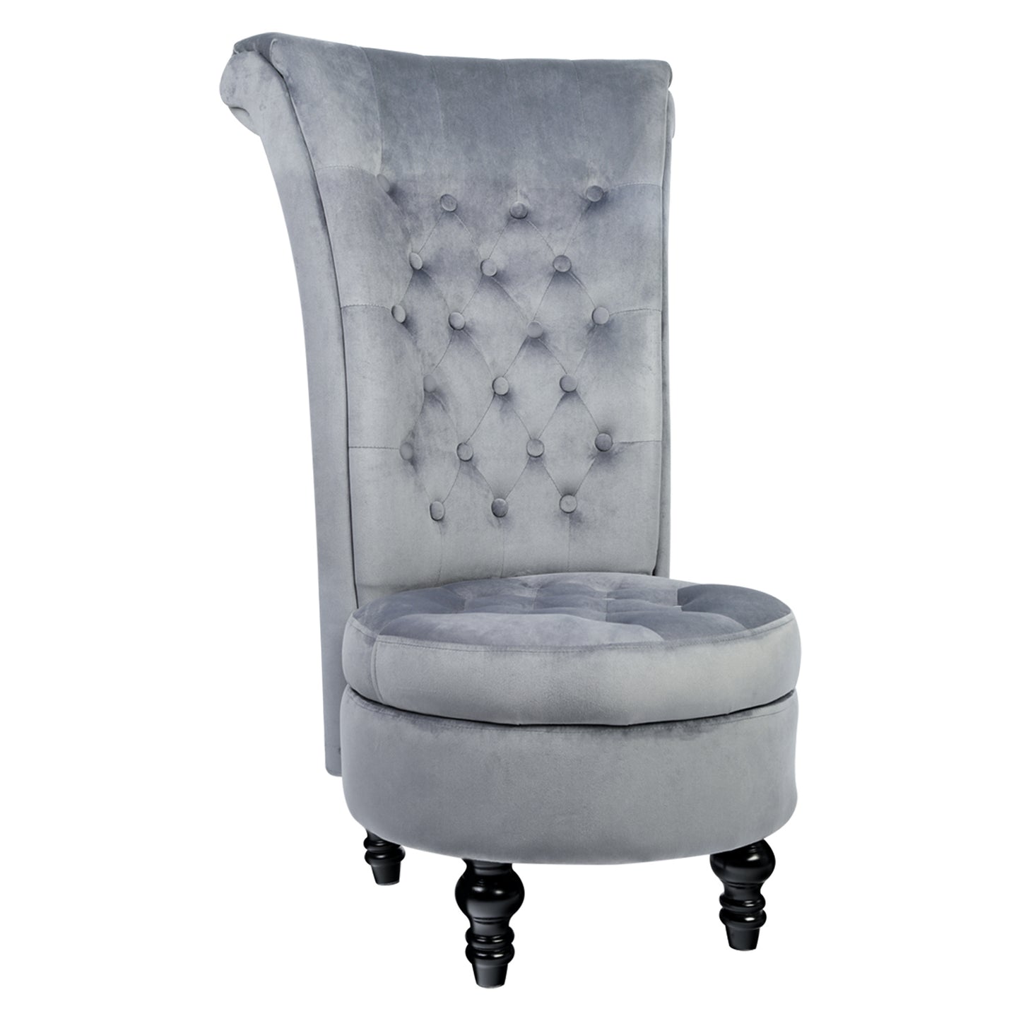 Velvet High Back Chair