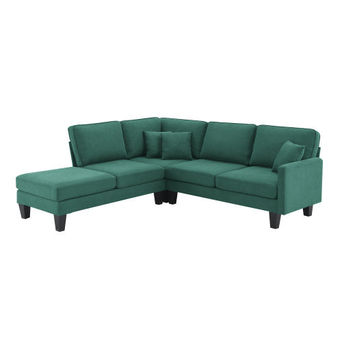 90" Modern Sectional Sofa with Chaise Lounge