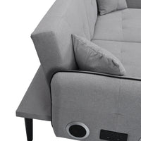 Sofa Bed with Built-In Stereo