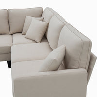 90" Modern Sectional Sofa with Chaise Lounge