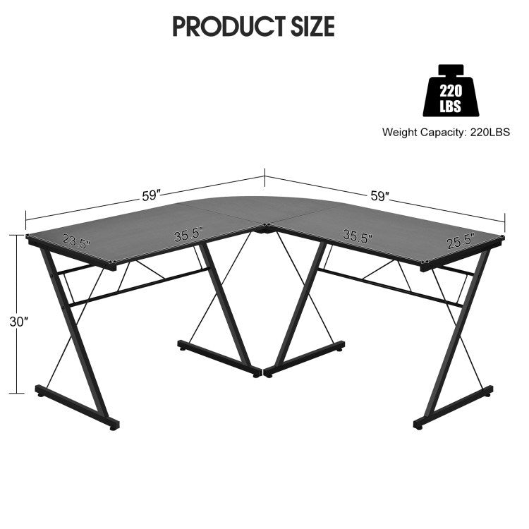 L-Shaped Computer Desk