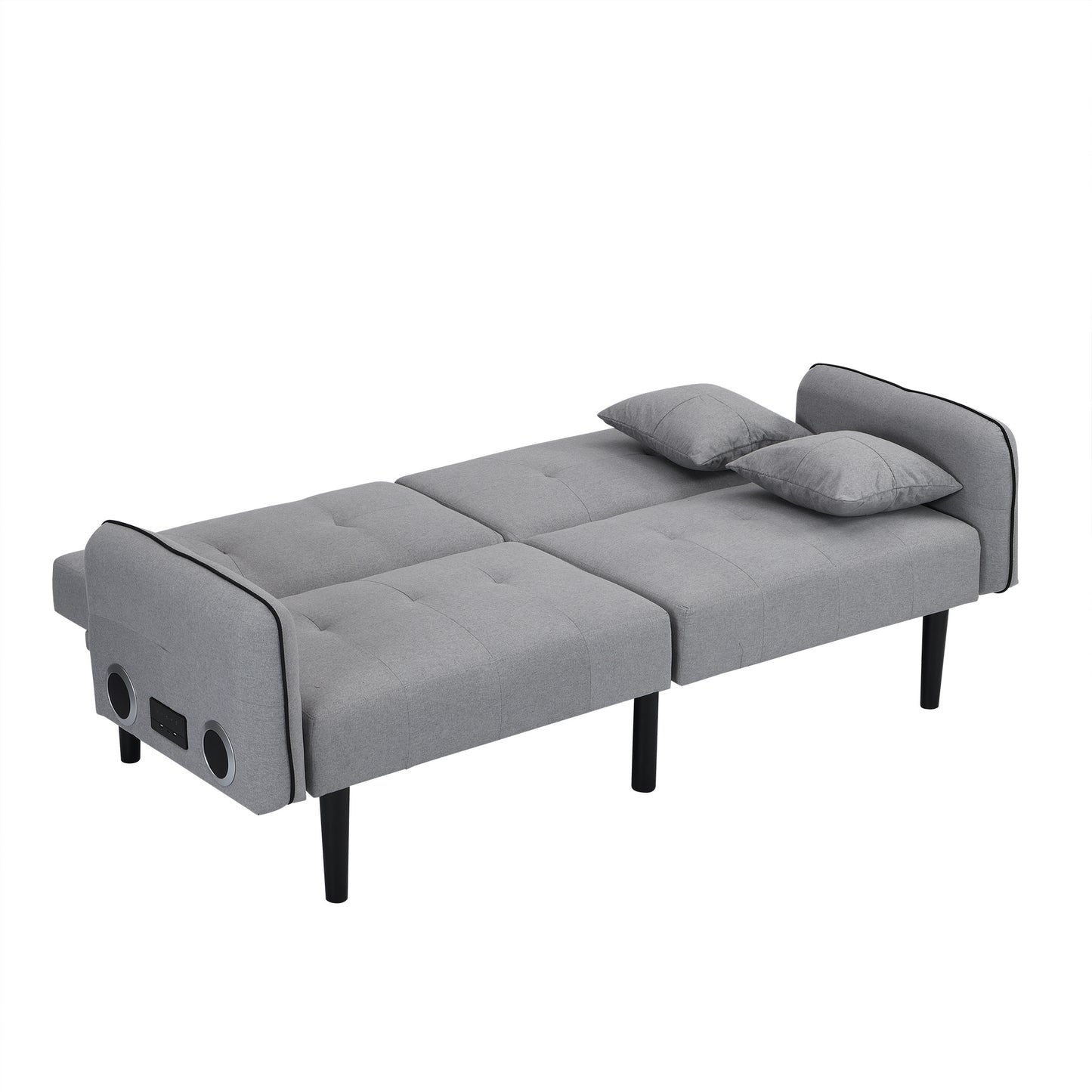 Sofa Bed with Built-In Stereo