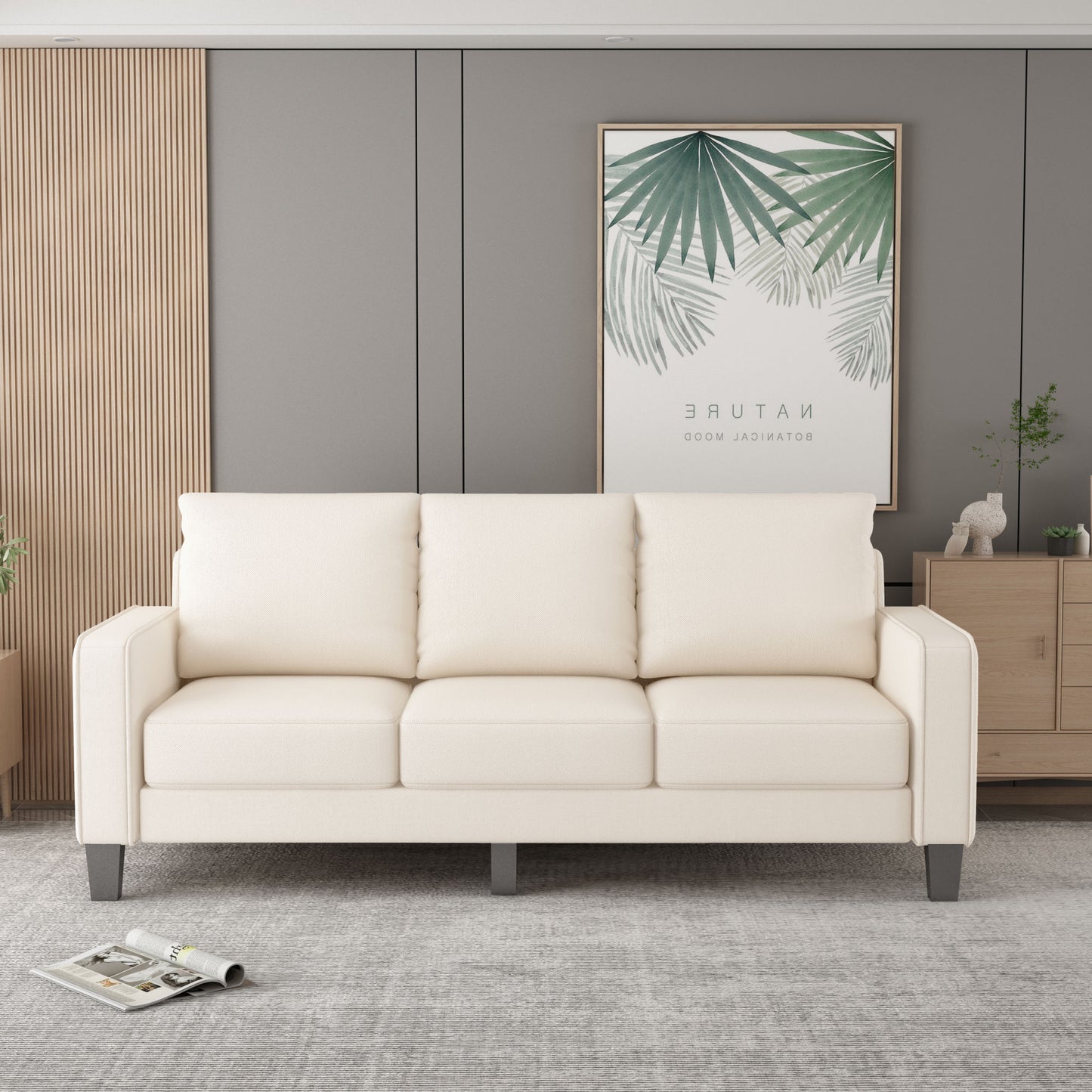 Modern Loveseat and Sofa Set