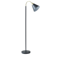 Metal Floor Lamp with Chimney Shade