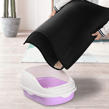 Kitty Cat Litter Mat Trapping Honeycomb Double Layer Design Waterproof