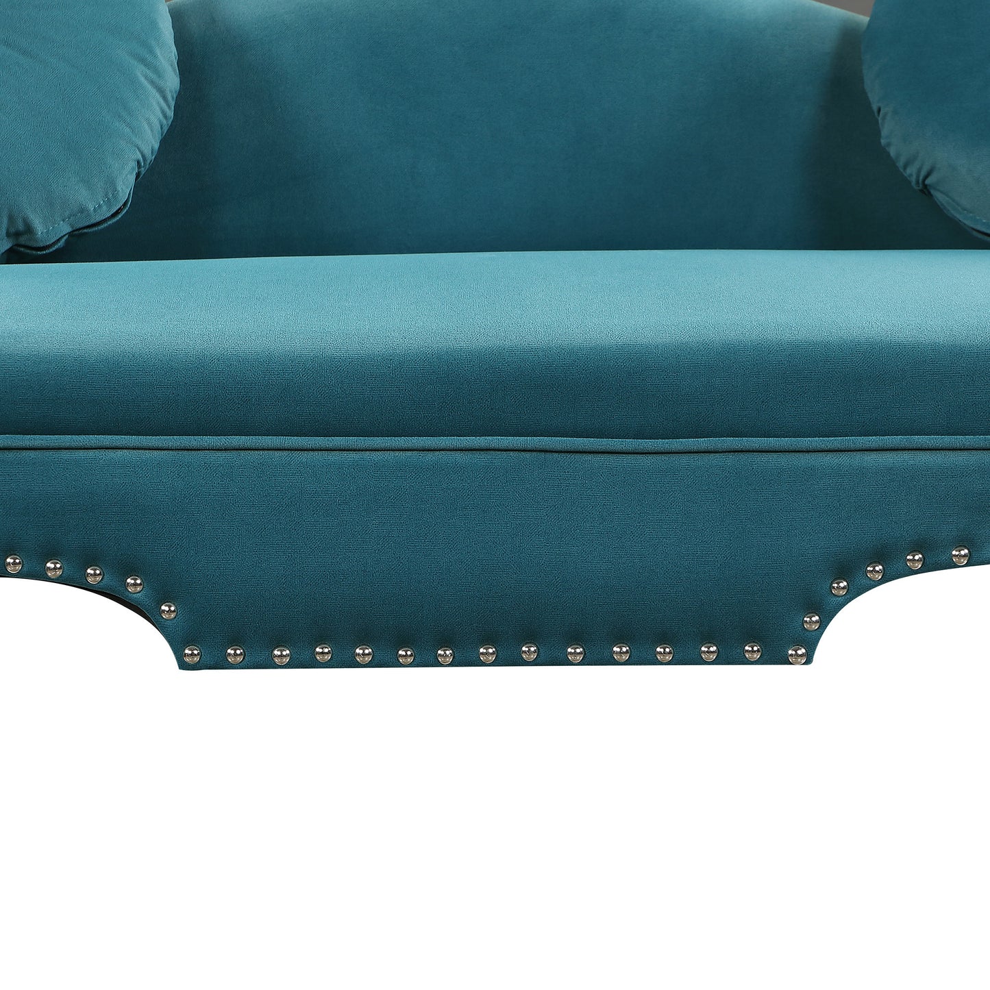 Velvet Upholstered Loveseat