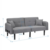 Sofa Bed with Built-In Stereo