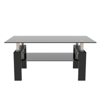 Black Glass Coffee Table