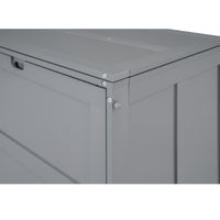 Queen Size Murphy Bed - Gray