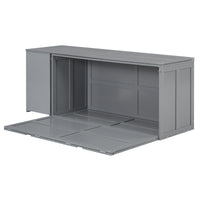 Queen Size Murphy Bed - Gray