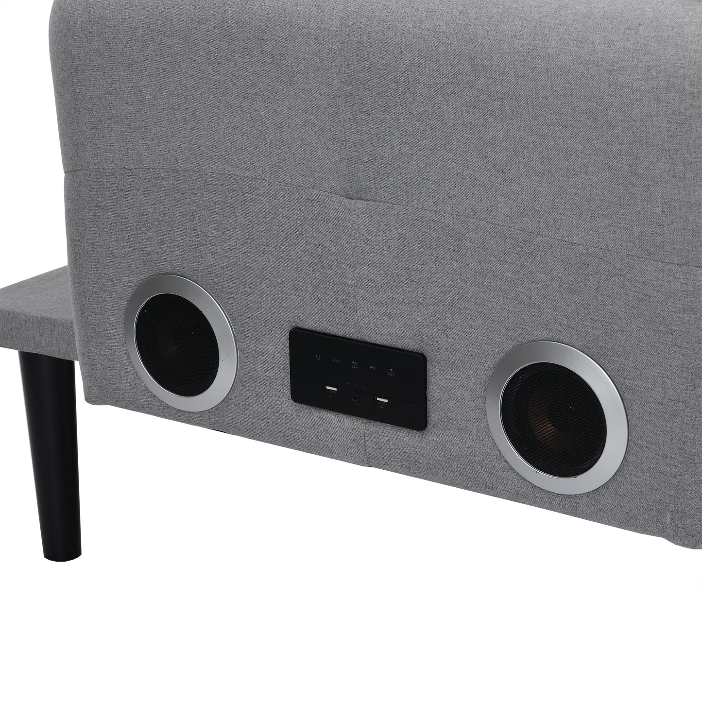 Sofa Bed with Built-In Stereo