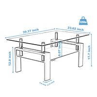 Glass Top Coffee Table