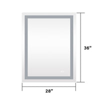 Frameless Rectangular LED Bathroom Mirror