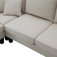 90" Modern Sectional Sofa with Chaise Lounge